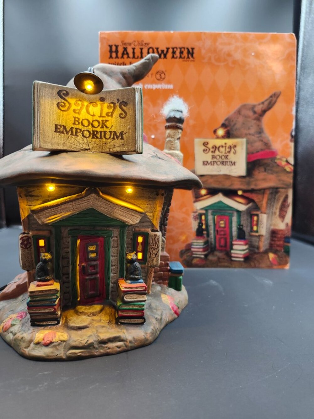 Department 56 Stacia's Book Emporium (#6003158) With Box Retired